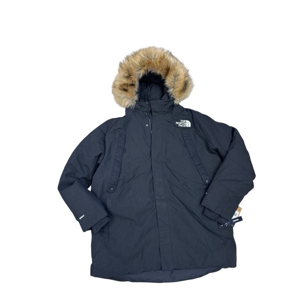 The North Face Outer Boroughs Waterproof Hooded‎ Down Winter Parka Black XXL